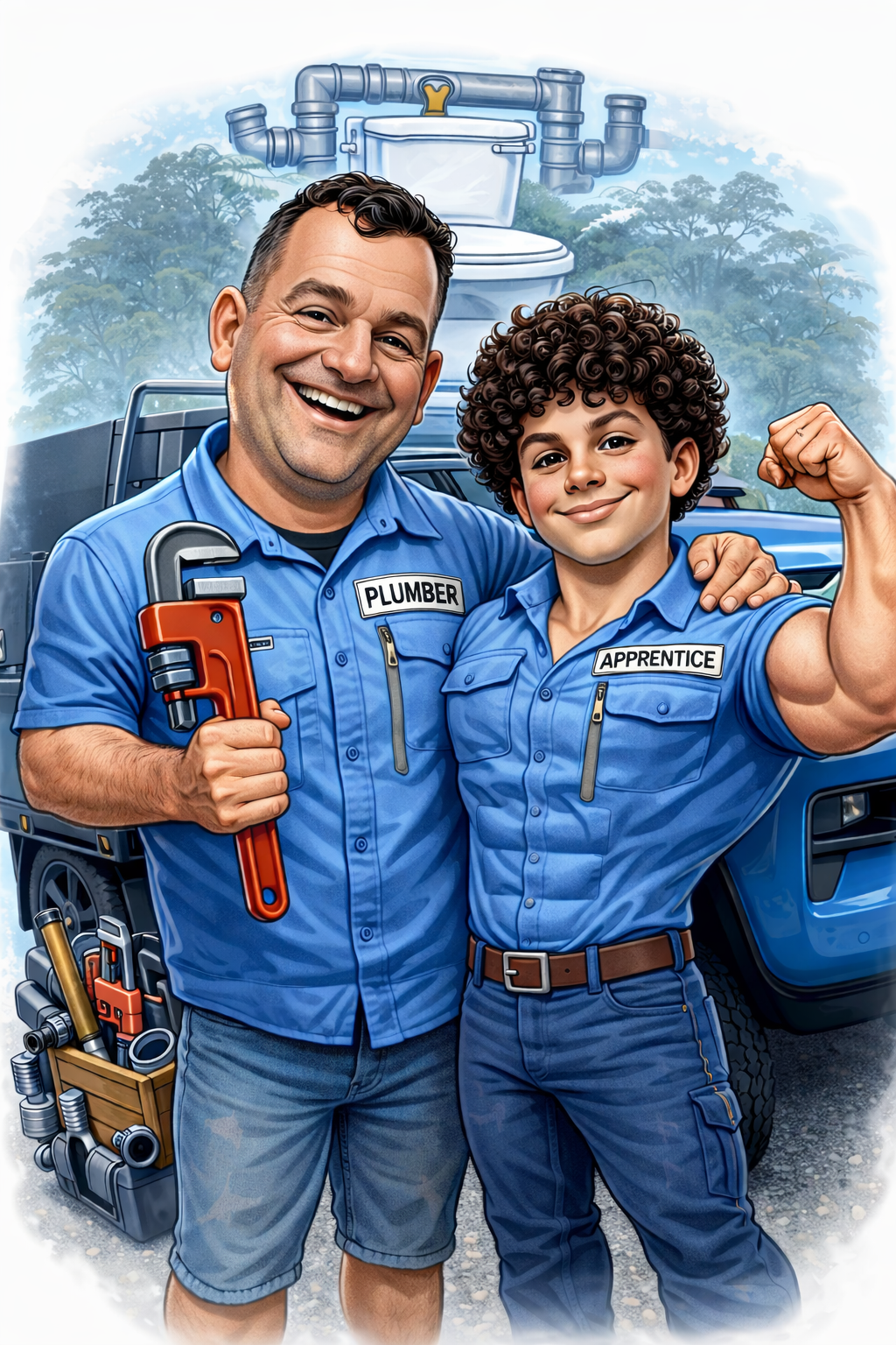 ALPM Plumbing technician ready for service in Shoalhaven